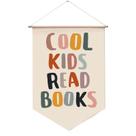 Decoração de sala de aula para pendurar na parede WCDHOR Cool Kids Read Books