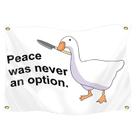 Decoração de tapeçaria para pendurar na parede Funny Goose Knife Quote 100x150cm