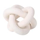 Decoração decorativa de madeira Knot Chain Link Decor DEERWIN 15cm - Branco