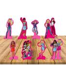 Decoração Display de mesa Barbie festa aniver - 8 Unidades