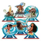 Decoração Display De mesa Moana 6 uni festa completa