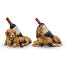 Decoração Enfeite Cavalo E Boi Marrom Suporte Porta Vinho Em Gesso - VÁRIAS VARIEDADES