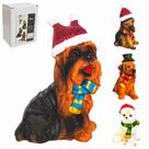 Decoração Enfeite de Natal de Mesa Pet Dog Cachorro Natalino Unidade Decoração Enfeite de Natal de Mesa Pet Dog Cachorro Natalino Unidade