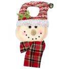 Decoração Enfeite Natal Boneco Neve Vermelho árvore De Natal 25cm Decoração Enfeite Natal Boneco Neve Vermelho árvore De Natal 25cm