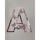 Decoração Enfeite Porta Letra + Nome personalizado - personalizamos