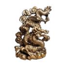 Decoração Escultura Dragão Chinês Decorativo Estatueta Amuleto Feng Shui 11cm