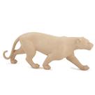 Decoração Escultura Enfeite Pantera Leopardo Bege Mart Decoração Escultura Enfeite Pantera Leopardo Bege Mart