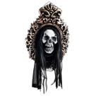 Decoração Espelho Caveira Sombria Halloween com Movimento