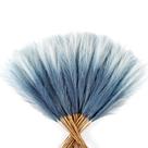 Decoração falsa de capim dos Pampas com gradiente azul marinho x60