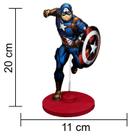 Decoração festa Capitão América Centro de mesa GIGANTE EVA 20x11CM Decoração festa Capitão América Centro de mesa GIGANTE EVA 20x11CM