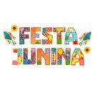 Decoração Festa Junina Painel Letreiro Super Colorido e Alta Qualidade