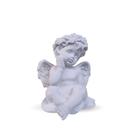Decoração Festa Quarto Bebê Mini Anjo Gesso Premium 11 Cm Pintado Branco VÁRIAS VARIEDADES