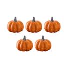 Decoração Halloween Abóbora Mini Moranga - 5 Unidades