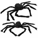 Decoração Halloween Assustadora Aranha Peluda Gigante