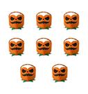 Decoração Halloween Caixa Surpresa 3D Caveira Abóbora Chapéu de Bruxa ou Caixão