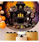 Decoração Halloween em EVA Aranha 3D Pote Pra Doces Decoração Halloween em EVA Aranha 3D Pote Pra Doces
