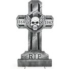 Decoração Halloween Lápide Cruz RIP Gigante 90 cm Decoração Realista Túmulo Cemitério Cova Jardim Quintal Casa Decoração Halloween Lápide Cruz RIP Gigante 90 cm Decoração Realista Túmulo Cemitério Cova Jardim Quintal Casa
