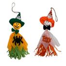 Decoração halloween pendurar fantasma abóbora enfeite assustador - KIT 2 unidades