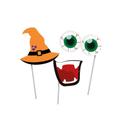 Decoração Halloween Plaquinhas Divertidas Para Festa Decoração Halloween Plaquinhas Divertidas Para Festa