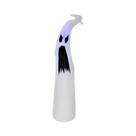 Decoração Inflável De Halloween Fantasma Branco Colorido 8FT 12FT Para Jardim Externo Com Luzes LED