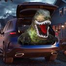 Decoração inflável de Halloween ZPISF Dinosaur 1,1 m com LEDs