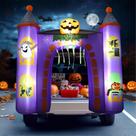 Decoração inflável de Halloween ZPISF Haunted Castle 1,7 m