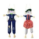 Decoração Junina Casal de Espantalhos no Balanço