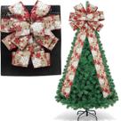 Decoração Laço Artesanal Árvore Natal Flocos De Neve De 78cm Decoração Laço Artesanal Árvore Natal Flocos De Neve De 78cm
