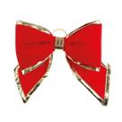 Decoração Laço Vermelho de Veludo com Borda 30cm - 1 Unidade Decoração Laço Vermelho de Veludo com Borda 30cm - 1 Unidade