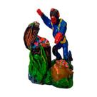 Decoração Lester Mergulhador com Tesouro para Aquários Decoração Lester Mergulhador com Tesouro para Aquários