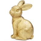 Decoração MAIBAOTA Large Gold Bunny Easter para casa