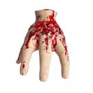 Decoração Mãozinha de Látex com sangue falso e sem dedo