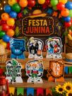 Decoração Mesa Festa Junina C/6 Arraia Enfeite Caipira