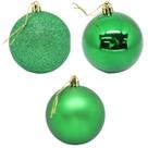 Decoracao natal bola 5cm fosca/lisa/glit.verde pct.c/06- kit Decoracao natal bola 5cm fosca/lisa/glit.verde pct.c/06- kit