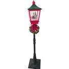 Decoracao Natal Gigante Luxo Poste Musical Neve Papai Noel