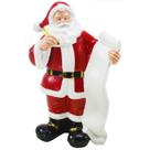 Decoração Papai Noel Natal Boneco em Borracha 30cm