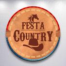 Decoração para festa country com capa painel redondo tamanhos diversos grande e mini estilo rústico