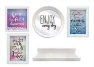 Decoração para sala kit decorativo 5 pç