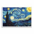 decoração Quadro arte Van gogh noite estrelada Emoldurado