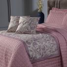 Decoração Quarto Elegante Cobre Leito + Peseira + Capa de Almofada Cama Casal 06 Peças.