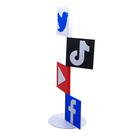 Decoração Rede Social Streamer Gamer Geek 3d Decora Mesa