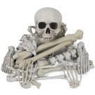 Decoração: Saco de ossos, Halloween, tamanho real, esqueleto, caveira
