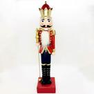 Decoração Soldado Chumbo Com Bastão - 39cm - 1 unidade - Cromus - Rizzo