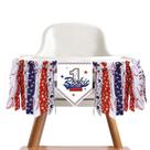 Decoraciones de Cumpleaños - Banner para Silla Alta - Tema Béisbol