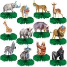 Decorações de Animais da Selva em Papel Favo de Mel Yeeqee - Para Festas