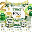 Decorações de aniversário: 2º aniversário do NAIWOXI Two Wild Safari