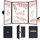 Decorações de aniversário Crenics Signature Book Black Pink Women
