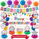 Decorações de aniversário de trabalho Wayyogh Happy Workiversary Decorações de aniversário de trabalho Wayyogh Happy Workiversary