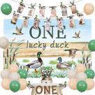 Decorações de aniversário Fangleland Mallard Duck 1º aniversário