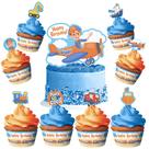 Decorações de aniversário Treasures Gifted Blippi Cake Topper